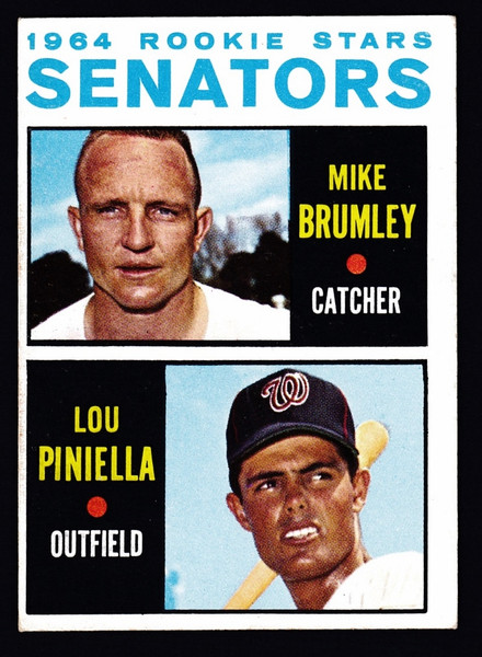 1964 Topps #167 Lou Piniella RC VGEX