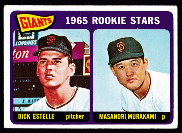 1965 Topps #282 Giants Roookie Stars Murakami VG