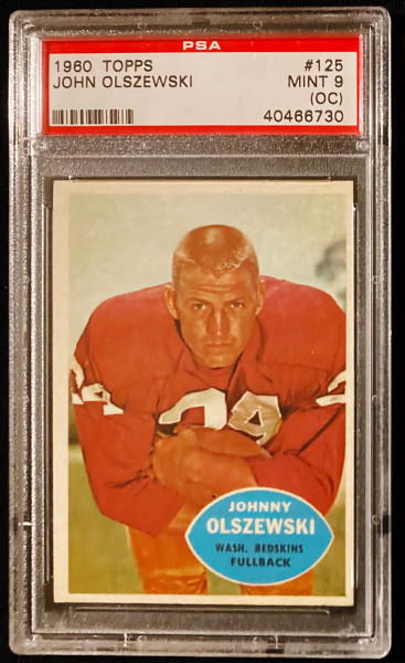 1960 Topps #125 John Olszewski PSA 9 OC