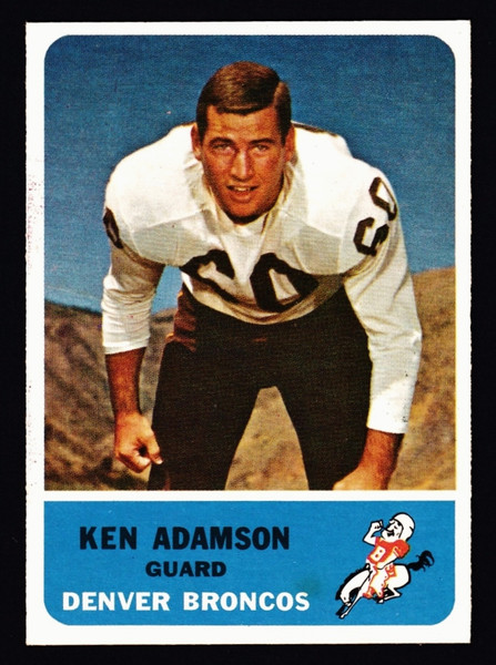 1962 Fleer #37 Ken Adamson EXMT