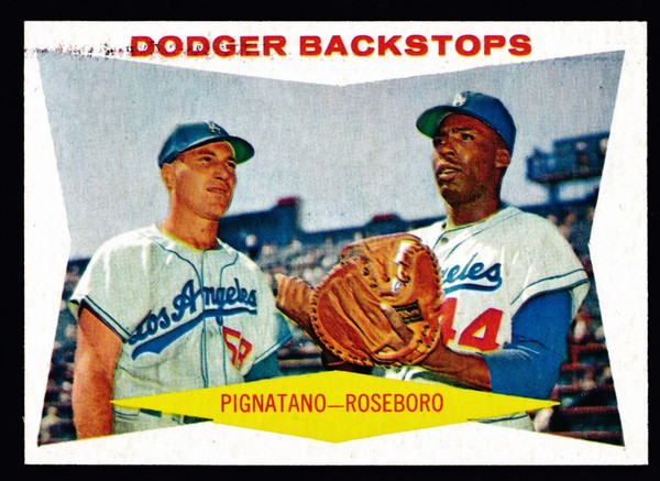 1960 Topps #292 Dodger Backstops EXMT