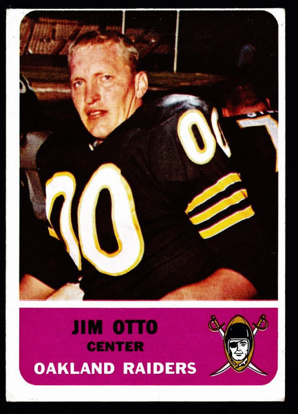 1962 Fleer #72 Jim Otto GD