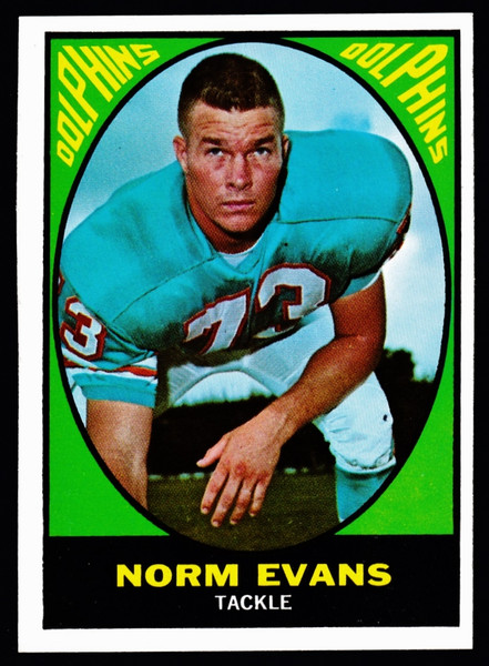 1967 Topps #085 Norm Evans EXMT