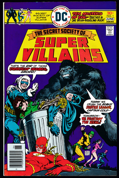 1976 DC Super Villains #1 FN-