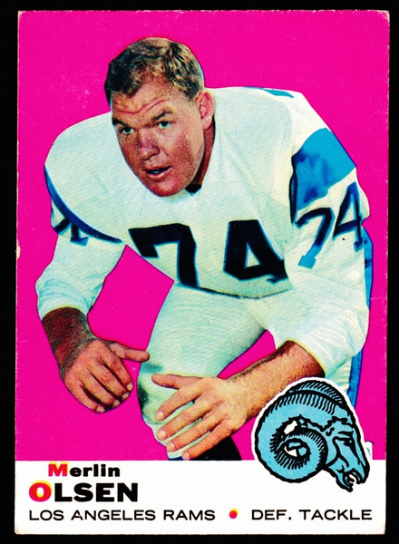 1969 Topps #034 Merlin Olsen VGEX