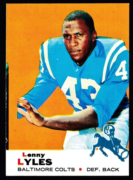 1969 Topps #072 Lenny Lyles GD