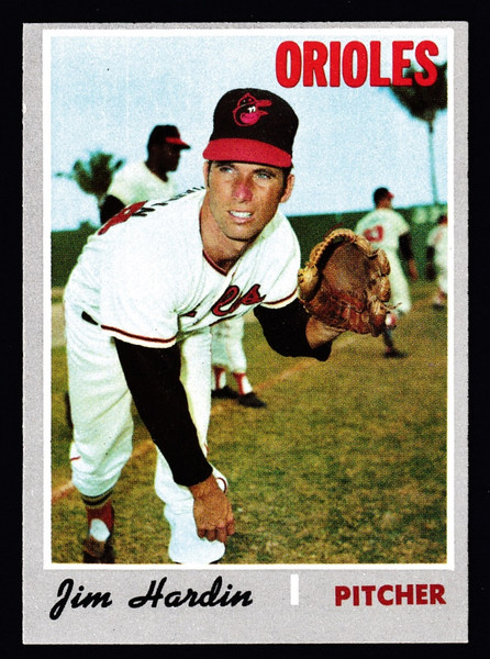 1970 Topps #656 Jim Hardin EX