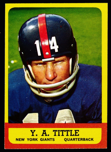 1963 Topps #049 Y. A. Tittle EX