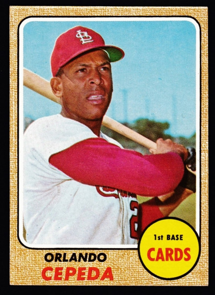 1968 Topps #200 Orlando Cepeda EXMT