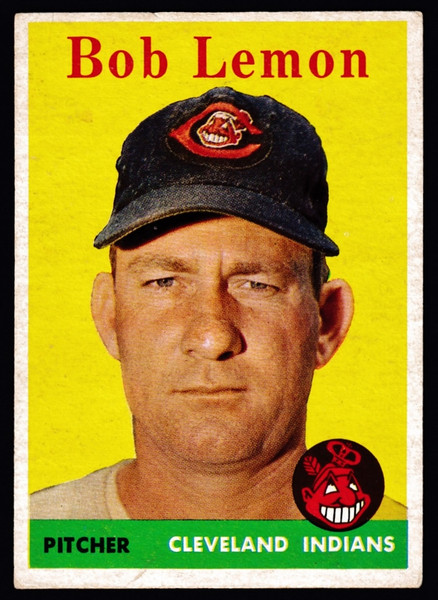 1958 Topps #002 Bob Lemon VG