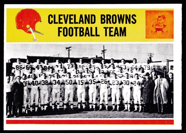1964 Philadelphia #041 Cleveland Browns Team EX+
