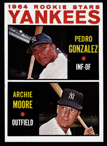 1964 Topps #581 Yankees Rookie Stars NM
