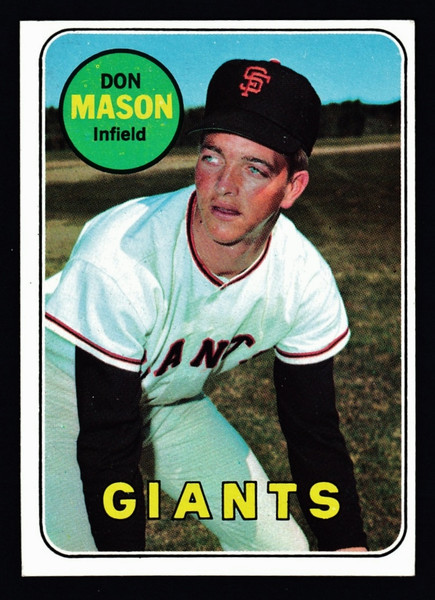 1969 Topps #584 Don Mason EX