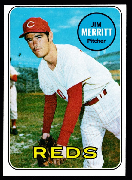 1969 Topps #661 Jim Merritt EX B