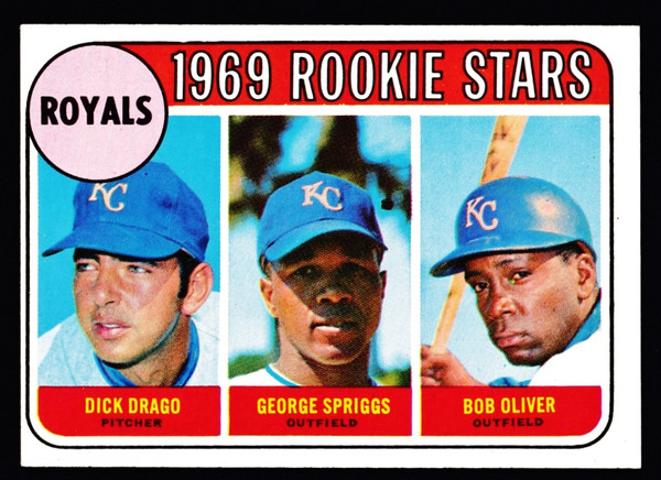 1969 Topps #662 Royals Rookie Stars EX