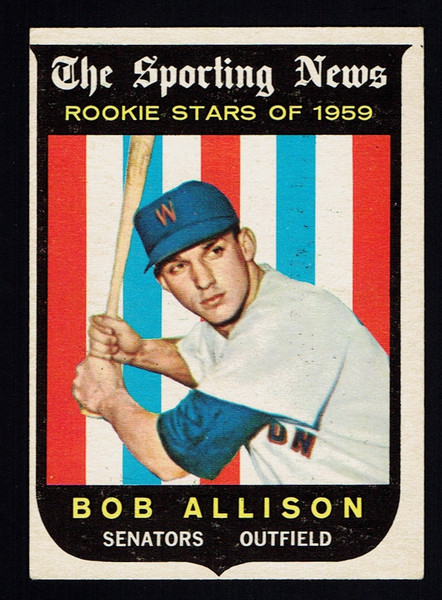1959 Topps #116 Bob Allison RC VG+
