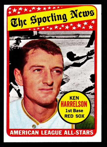 1969 Topps #417 Ken Harrelson AS EX B