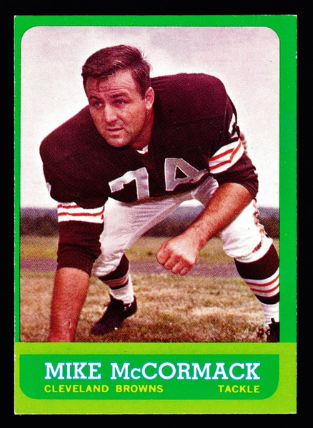 1963 Topps #017 Mike McCormack SP VGEX