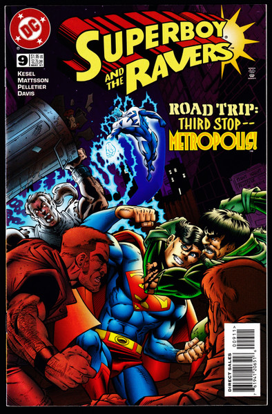 1997 DC Superboy and the Ravers #09 VF