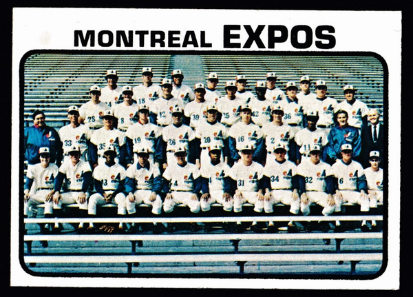 1973 Topps #576 Montreal Expos Team Poor