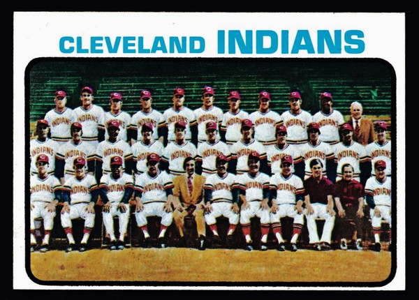 1973 Topps #629 Clevleand Indians Team EXMT