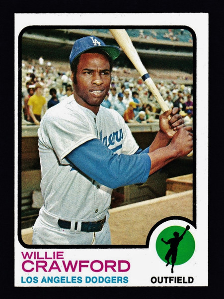 1973 Topps #639 Willie Crawford EX