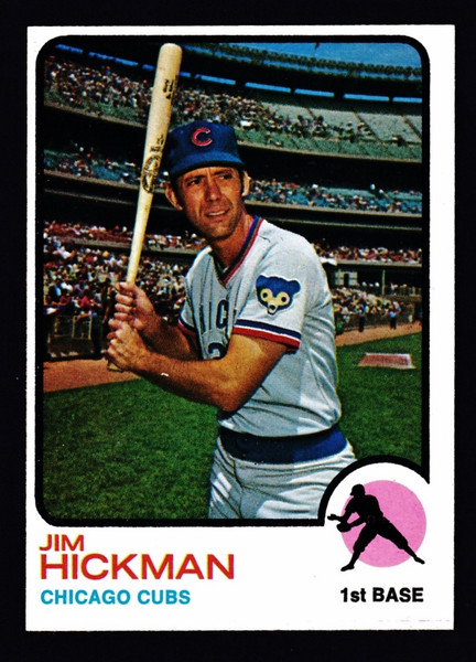 1973 Topps #565 Jim Hickman EX