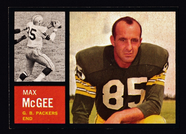 1962 Topps #067 Max McGee SP NM