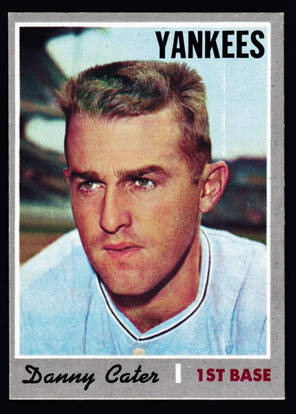 1970 Topps #437 Danny Cater EX B