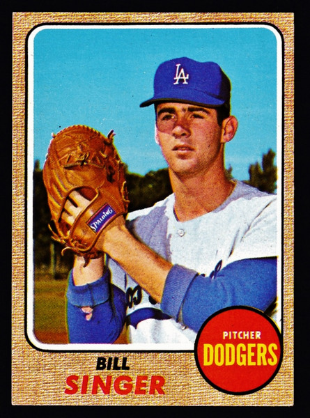 1968 Topps #249 Bill Singer EX