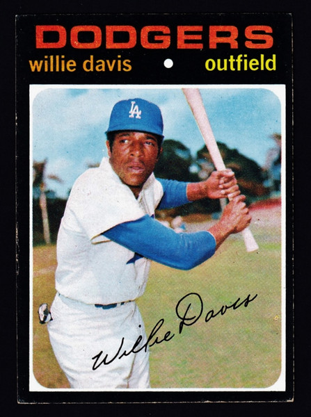 1971 Topps #585 Willie Davis VG+