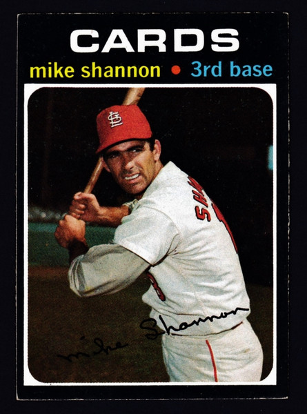 1971 Topps #735 Mike Shannon SP EX-