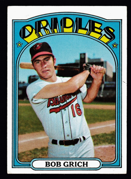 1972 Topps #338 Bob Grich VGEX