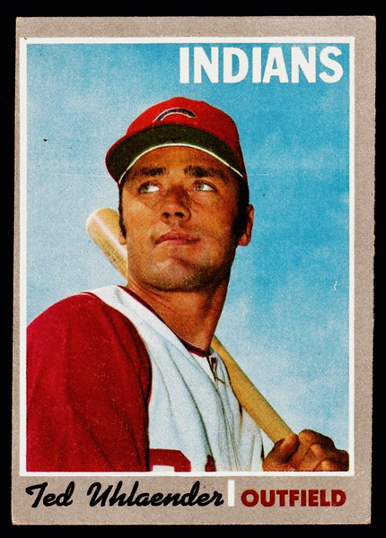 1970 Topps #673 Ted Uhlaender VGEX