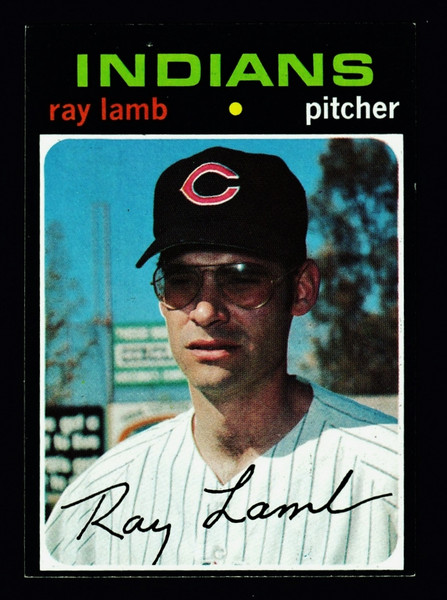 1971 Topps #727 Ray Lamb SP EX