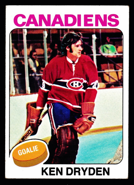 1975 Topps #035 Ken Dryden VG+