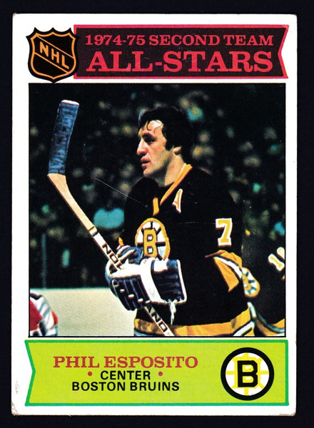 1975 Topps #292 Phil Esposito AS VG