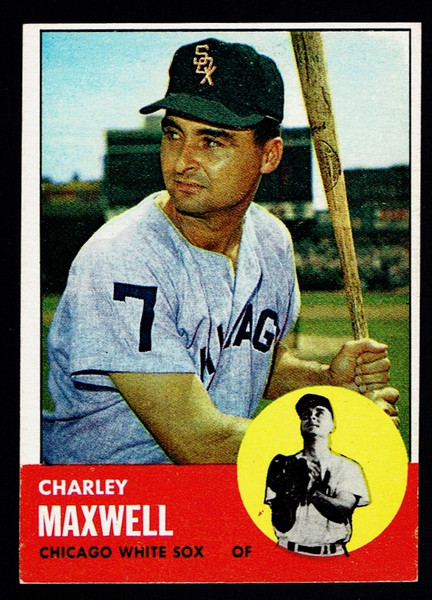 1963 Topps #086 Charley Maxwell EX