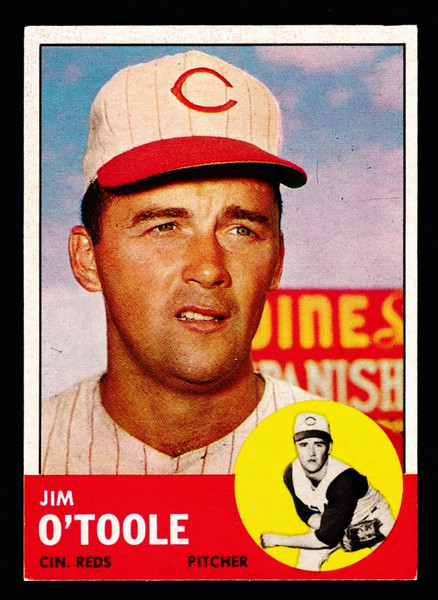 1963 Topps #070 Jim O'Toole EX
