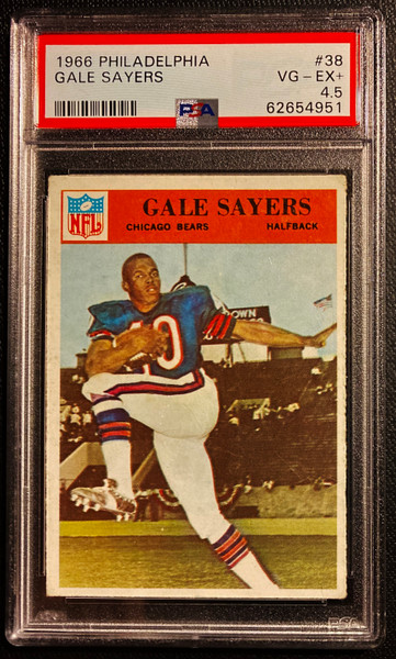 1966 Philadelphia #038 Gale Sayers RC PSA 4.5