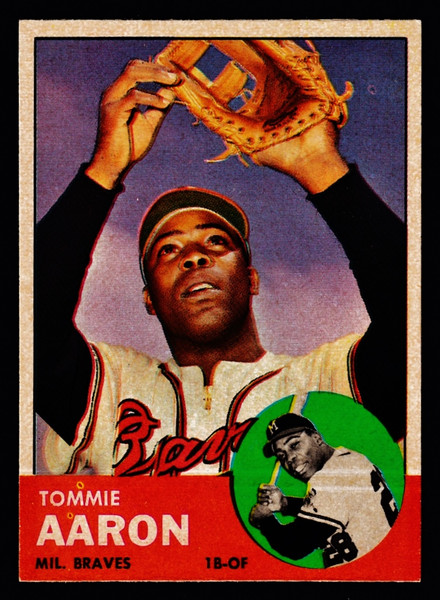 1963 Topps #046 Tommy Aaron RC VGEX