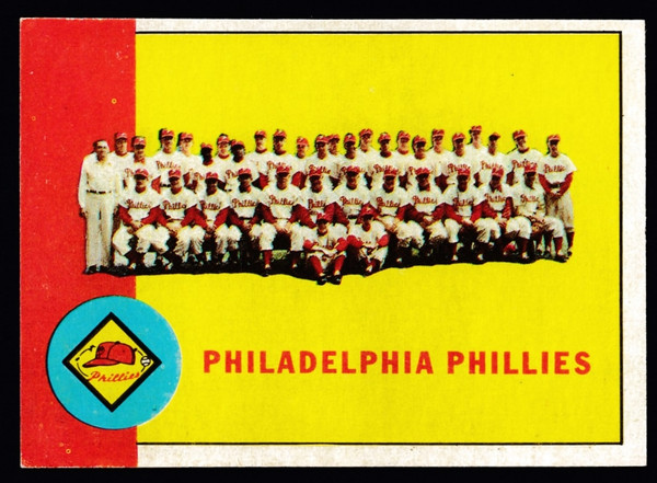 1963 Topps #013 Philadelphia Phillies Team EXMT