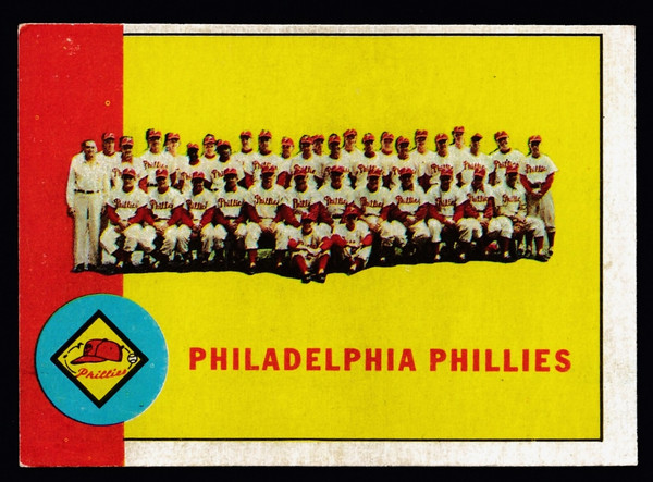 1963 Topps #013 Philadelphia Phillies Team VG
