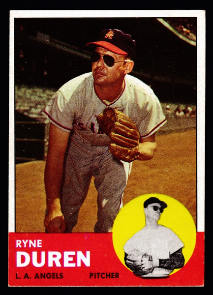 1963 Topps #017 Ryne Duren EX+