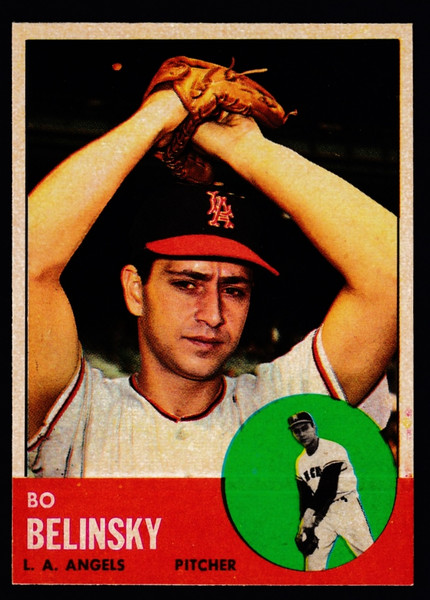 1963 Topps #033 Bo Belinsky NM