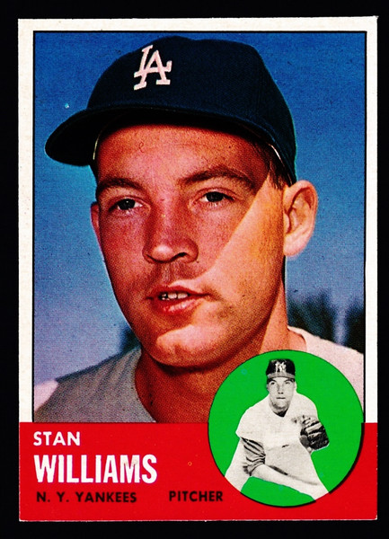 1963 Topps #042 Stan Williams EXMT