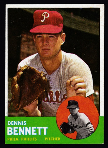 1963 Topps #056 Dennis Bennett EX