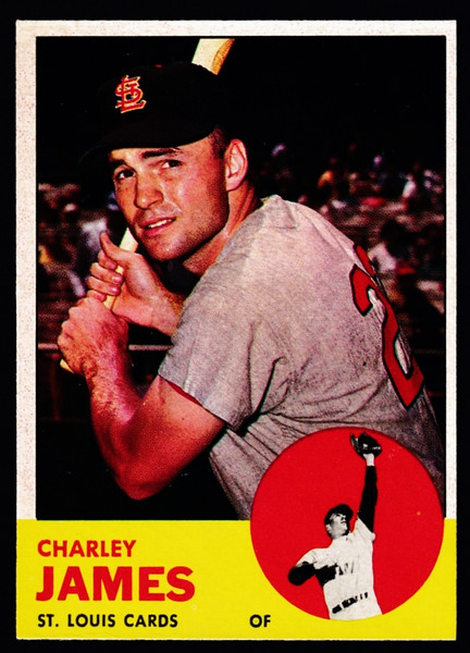 1963 Topps #083 Charley James VG