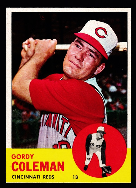 1963 Topps #090 Gordy Coleman NM