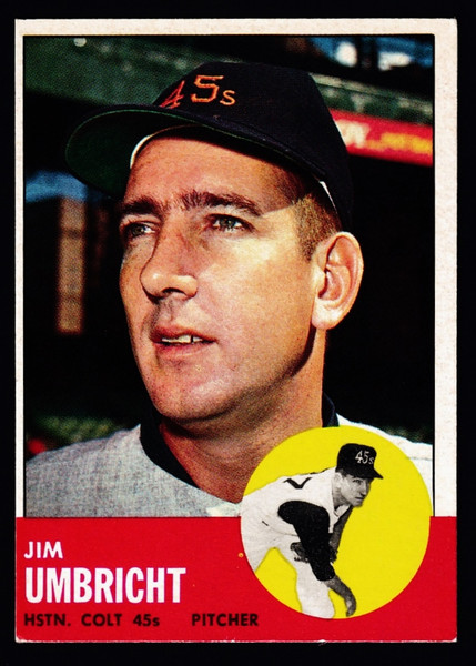 1963 Topps #099 Jim Umbright VGEX